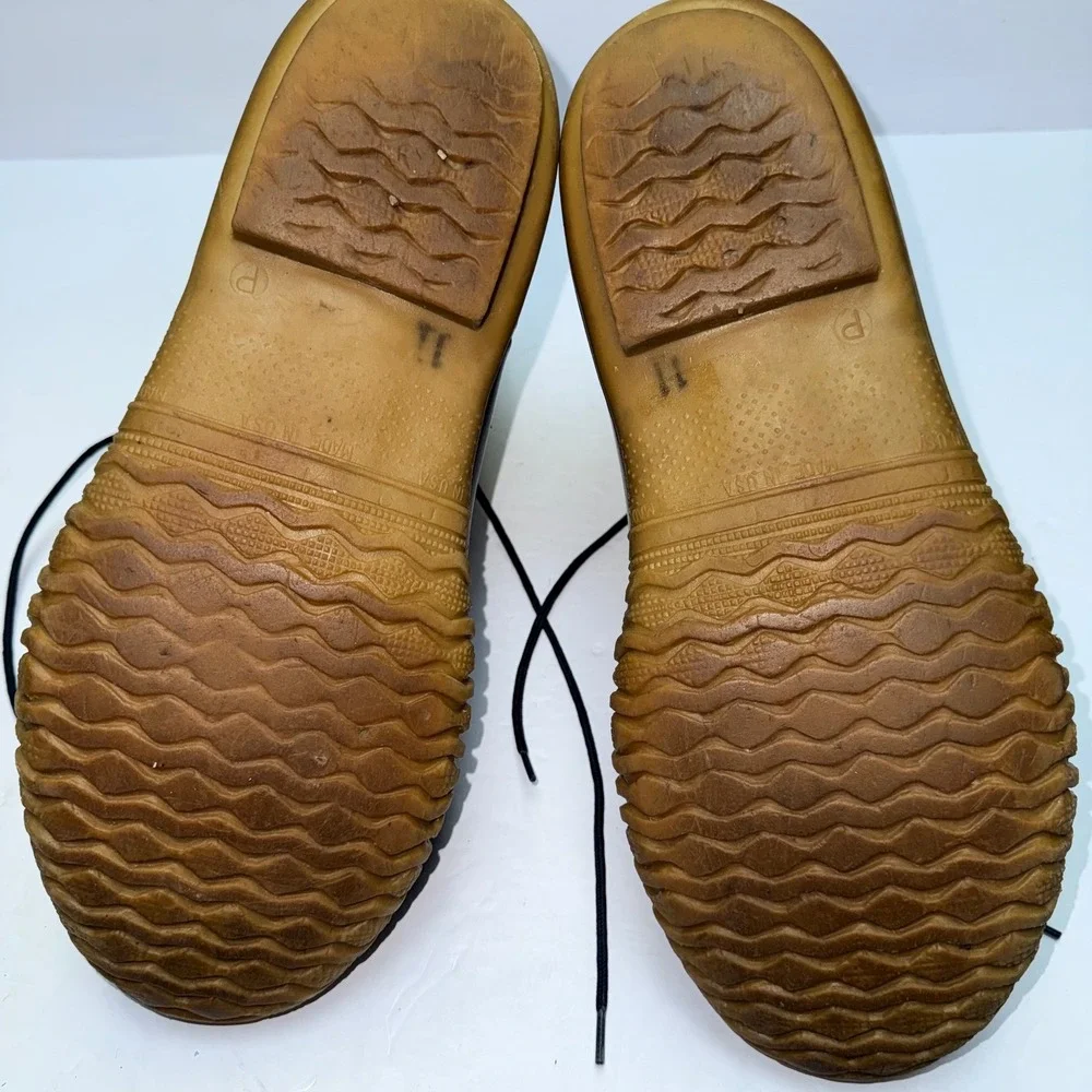 LaCrosse Duck‎ Boots Men 11 Brown Suede Rubber Polartec Lined Made in USA